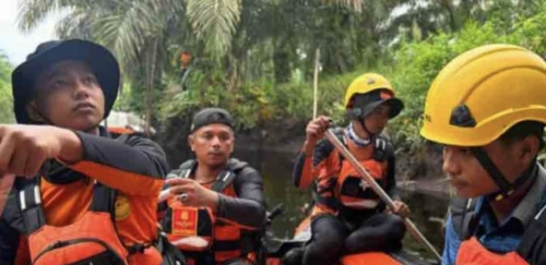Pemuda di Dumai Hilang Usai Diserang Buaya Saat Menyeberangi Muara Sungai, Tim Sar Lakukan Pencarian