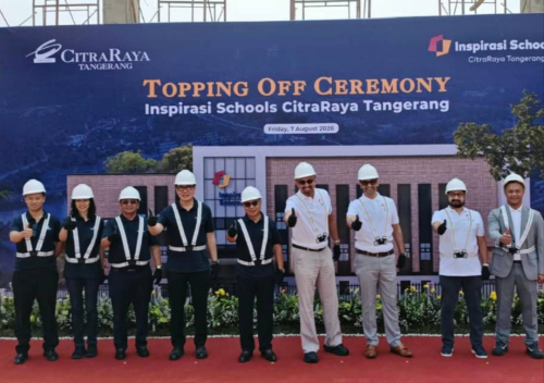 Inspirasi Schools Topping Off Kampus Baru di CitraRaya Tangerang, Operasional Juli 2027