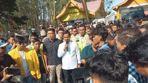 Tampung Aspirasi Massa Aksi, Waka DPRD Riau Akan Gelar Rapat Pimpinan dan Fraksi Soal Pansus Defisit Anggaran