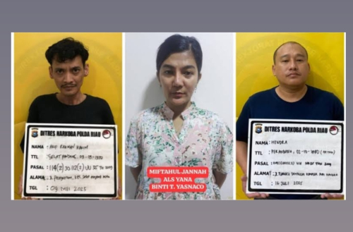 Polda Riau Ungkap Peredaran Narkoba di D'Poin, Manajer dan Pemasok Dicokok