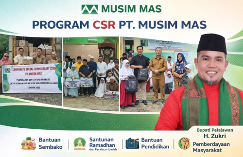 Dukungan Nyata dan Komitmen Wujudkan Pelalawan Menawan, Bupati Zukri Apresiasi PT Musim Mas