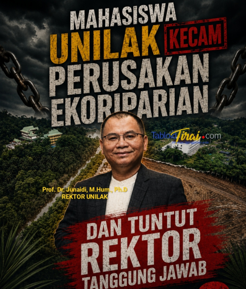 Mahasiswa UNILAK Kecam Perusakan Ekoriparian dan Tuntut Rektor Tanggung Jawab, Ada Campur Tangan Mafia Sawit ?