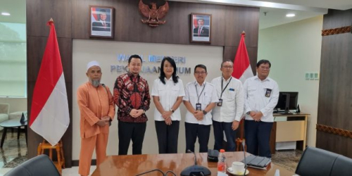 Temui Wamen PU, Syahrul Aidi Optimis Pembangunan Jalan Hingga Turap Sungai Kampar Segera Terlaksana