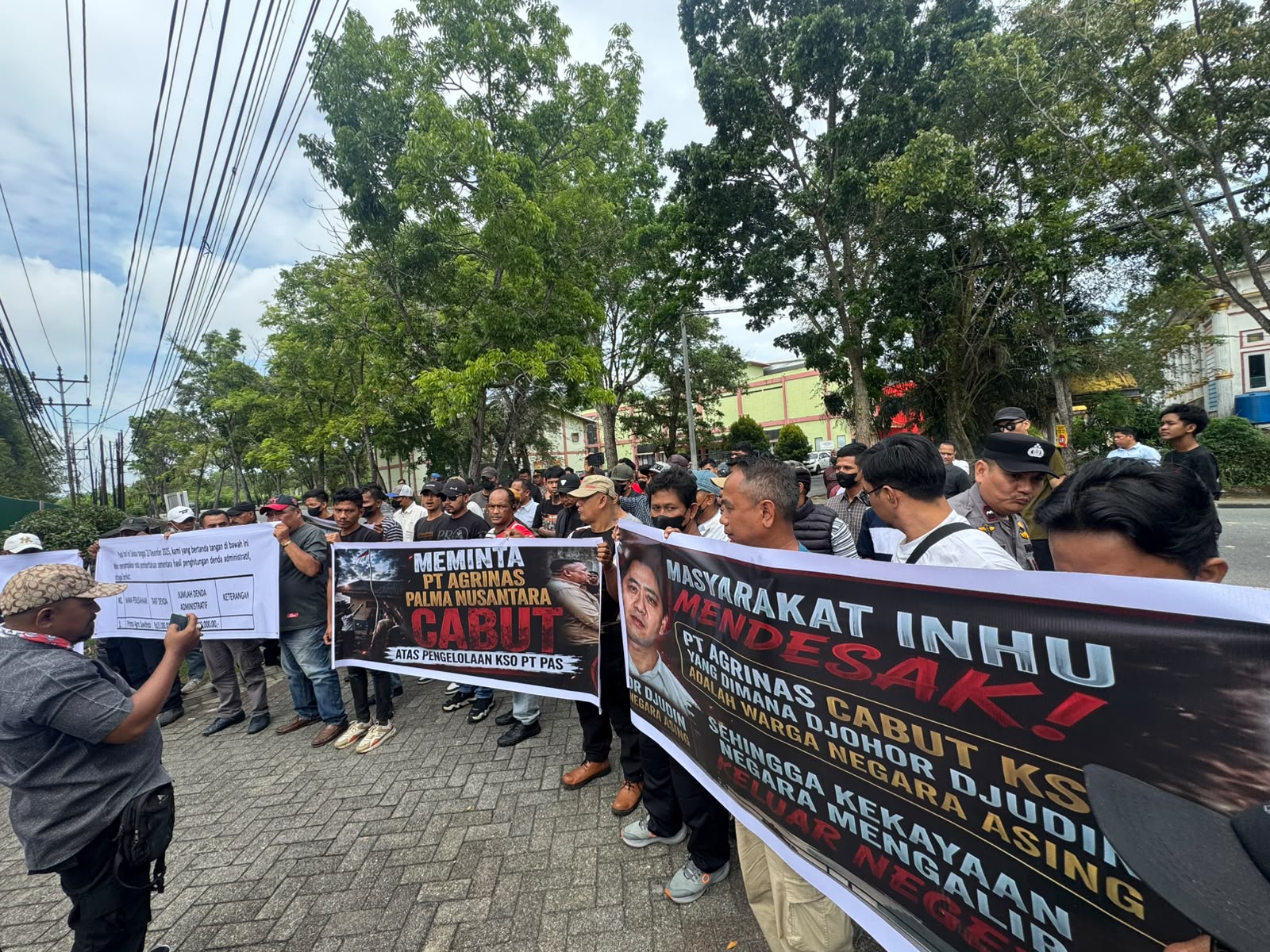 Aliansi Desa Danau Rambai Serahkan Enam Tuntutan kepada PT Agrinas Palma Nusantara