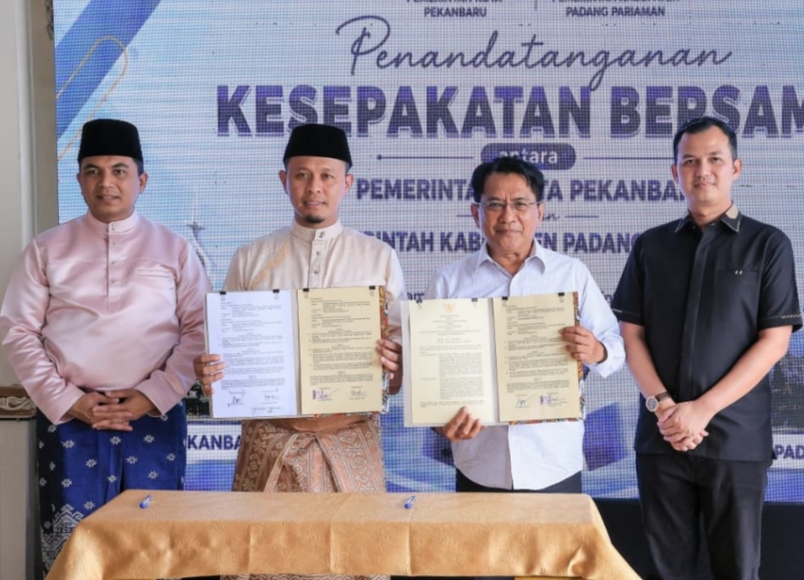 Pemkot Pekanbaru dan Pemkab Padang Pariaman Sepakati Kerja Sama Pembangunan Antarwilayah