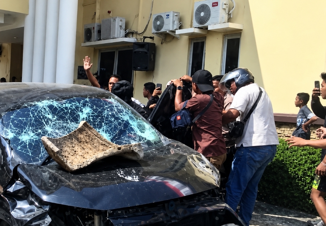 Kejar-kejaran Berujung di Halaman Polres Dumai, Dua Pencuri Alat Tower Ditangkap