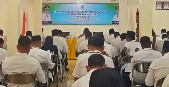 Seleksi 166 Bacalon Penghulu Rohil Diwarnai Keluhan Biaya Warkah Adat