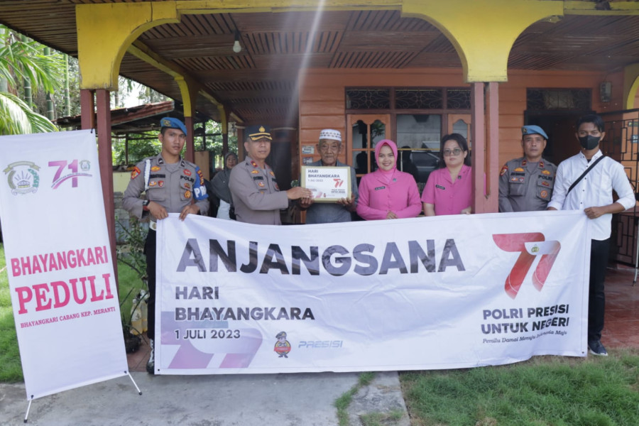 Polres Meranti kembali Gelar Anjangsana dalam Rangka Hari Bhayangkara ke-77