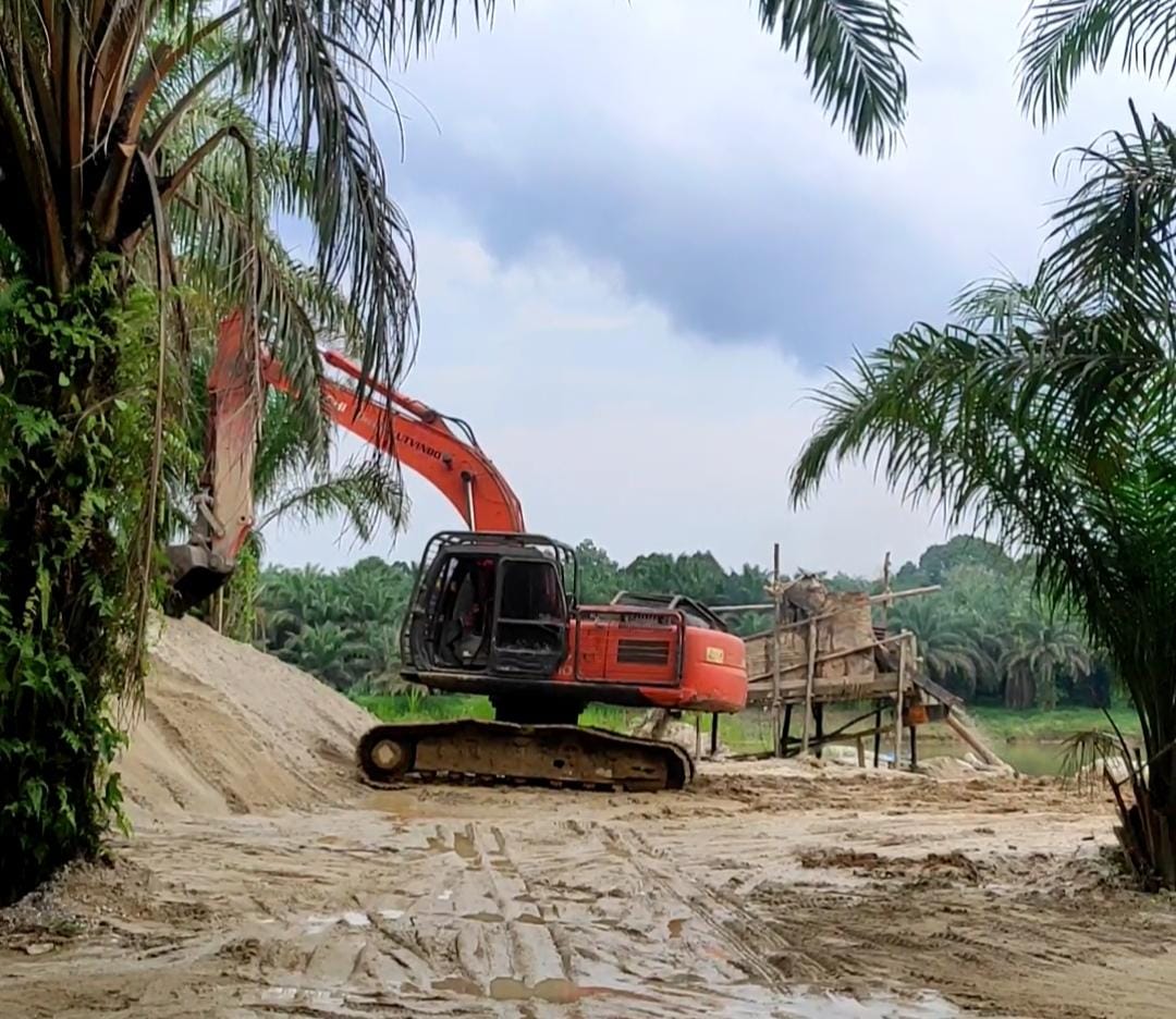 Wilayah ini Surganya Tambang Sirtu Diduga ilegal di Kampar, APH Tutup Mata ?