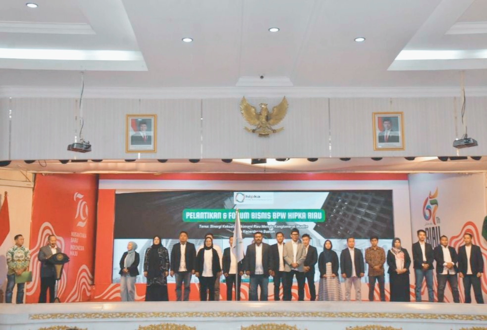 Pengurus BPW HIPKA Riau Periode 2025-2030 Dilantik, Semangat Baru Kembangkan Sektor Ekonomi Daerah