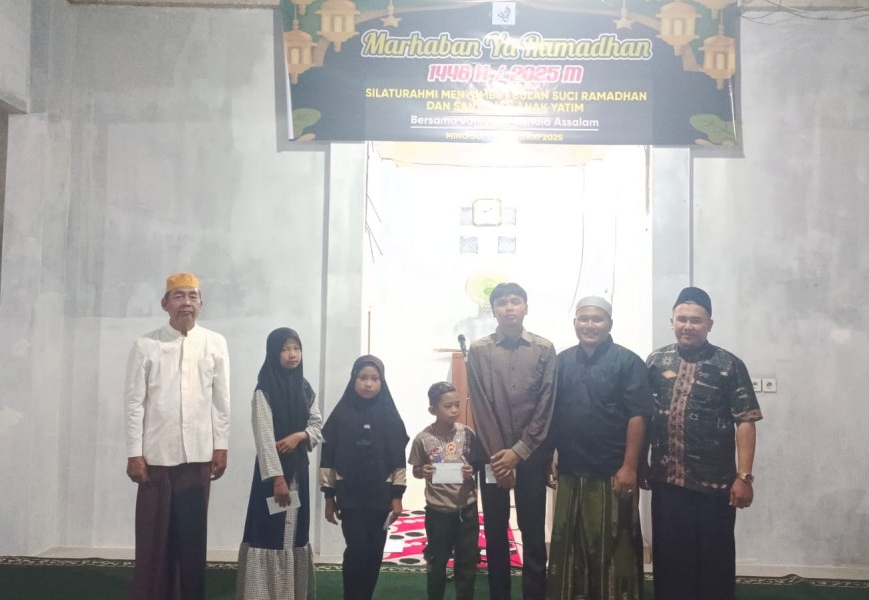 Sambut Ramadhan dan Santuni Anak Yatim, Pengurus Mushola As-Salam Ajak Masyarakat Semangat Beribadah