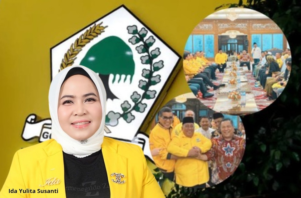 Parisman Nyelonong Hadir saat Wagub SF Hariyanto Jamu DPP Golkar, ini Kata Ida Yulita Susanti