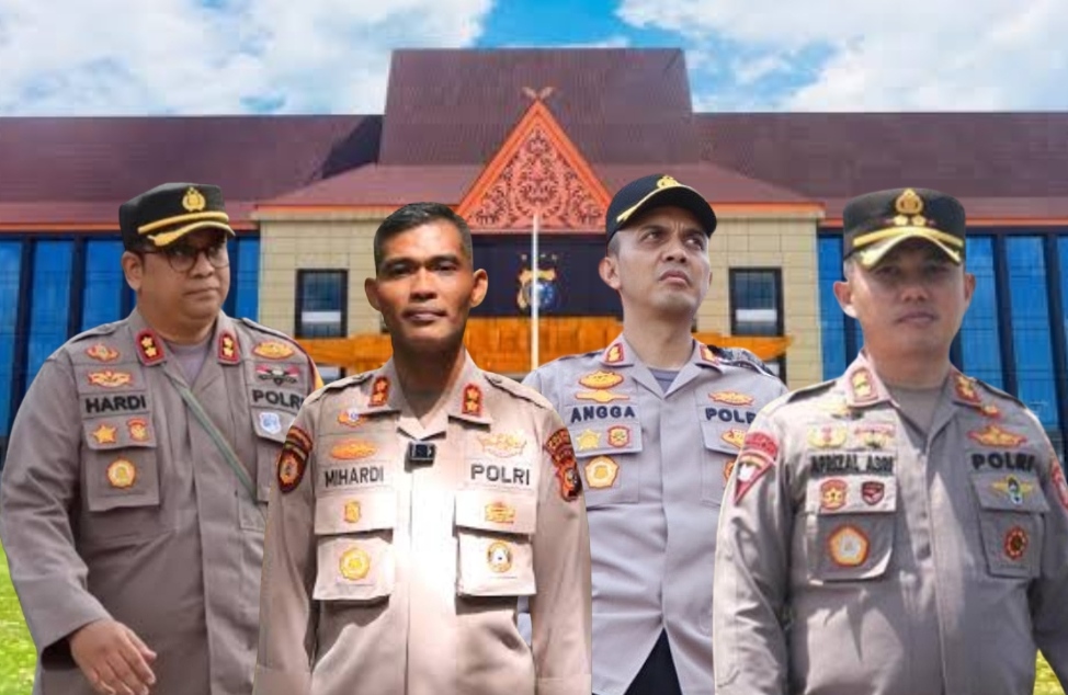 Empat Kapolres dan Dua Pejabat Utama Polda Riau Dimutasi, Ada Yang Baru 2 Bulan Menjabat