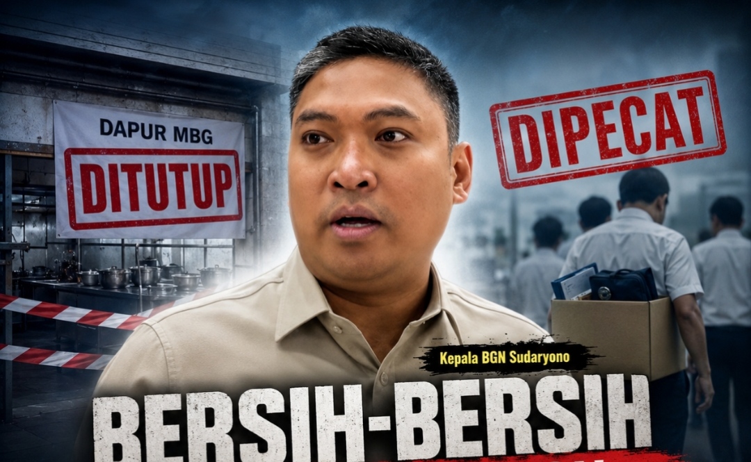 Bersih-bersih Ala Kepala BGN Sudaryono: Tutup 883 Dapur MBG, 261 Pegawai Dipecat