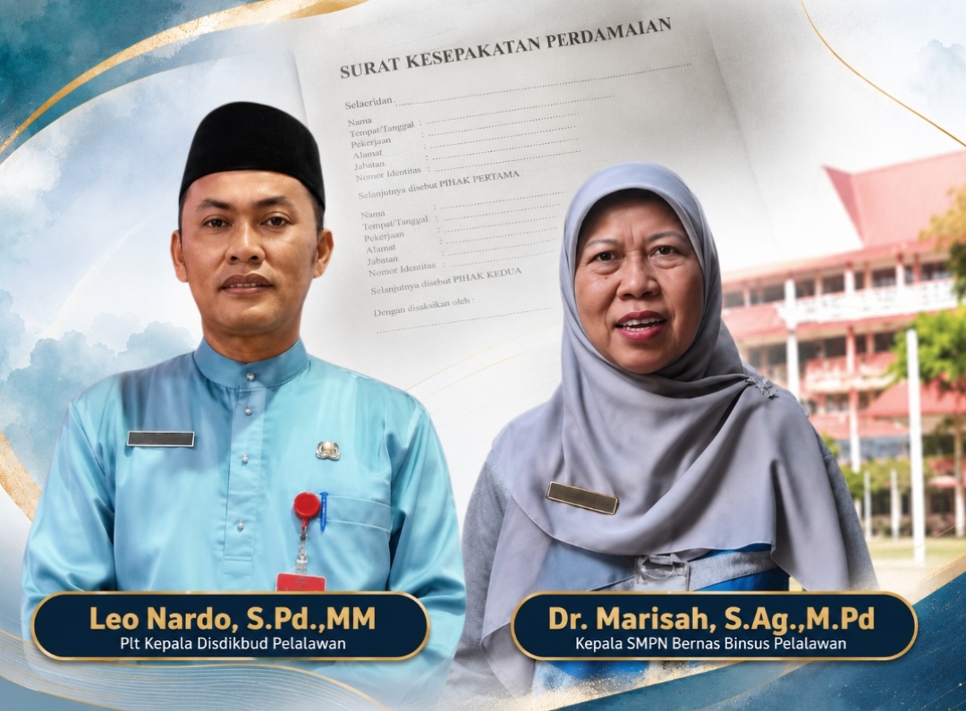 Plt Kadisdikbud Pelalawan Diduga Jadi Juru Damai Kasus Pencabulan Siswa SMP Bernas, Oknum Guru ASN Cabul Dilindungi?